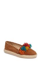 Women's Sam Edelman Issa Pompom Espadrille M - Brown