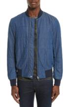 Men's Ps Paul Smith Quilted Bomber Jacket - Blue
