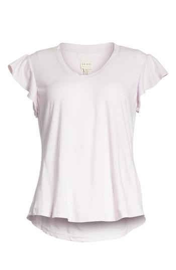Women's La Vie Rebecca Taylor Flutter Sleeve Tee