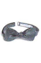 Men's John W. Nordstrom Geometric Silk Bow Tie, Size - Yellow