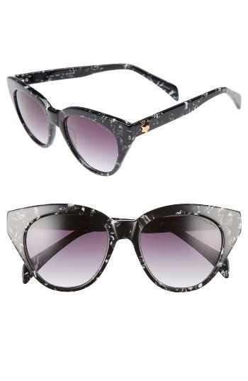 Women's Draper James 50mm Gradient Lens Cat Eye Sunglasses -