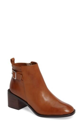 Women's Linea Paolo Paige Block Heel Boot .5 M - Brown