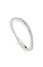 Women's Monica Vinader Riva Wave Diamond Eternity Ring