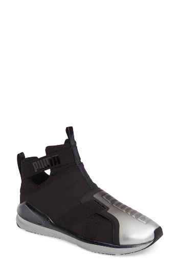 Women's Puma Fierce High Top Sneaker .5 M - Black
