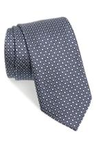 Men's Ermenegildo Zegna Neat Silk Tie, Size - Blue