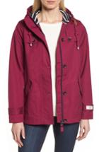 Women's Joules Right As Rain Waterproof Hooded Jacket - Pink