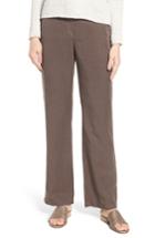 Women's Eileen Fisher Straight Leg Pants - Grey