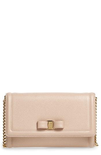 Salvatore Ferragamo Mini Vara Leather Crossbody Bag -