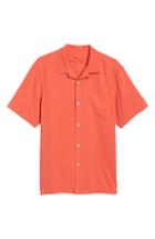 Men's Tommy Bahama Catalina Twill Sport Shirt - Coral