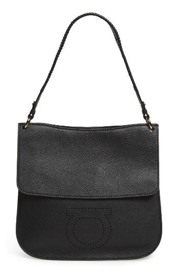 Salvatore Ferragamo Luna Leather Hobo Bag -