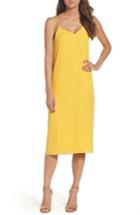 Women's Nsr Dobby Midi Dress - Yellow