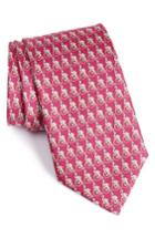 Men's Salvatore Ferragamo Novelty Silk Tie, Size - Purple