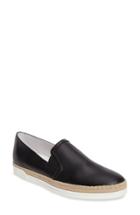 Women's Tod's Espadrille Flat Us / 34eu - Black