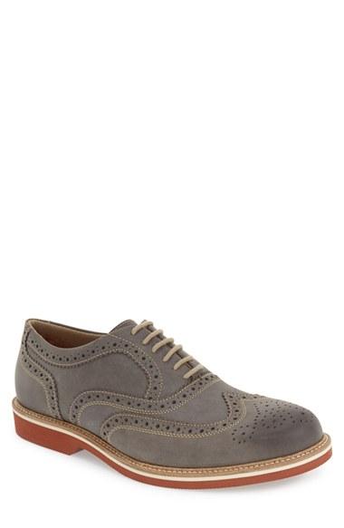 Men's 1901 'hastings' Wingtip M - Grey