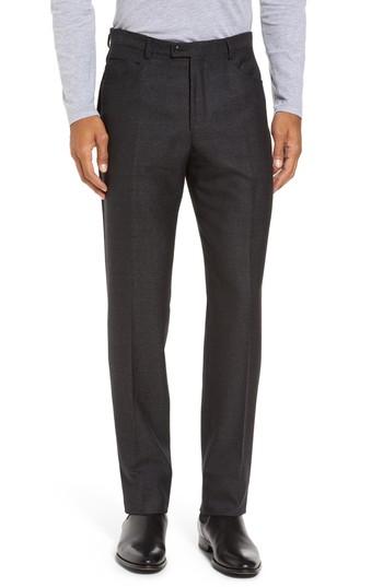 Men's Pal Zileri Sartorial Wool Five-pocket Pants Us/ 50 Eu - Black