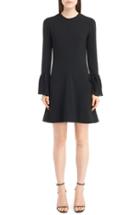 Women's Saint Laurent Lace Flutter Sleeve Babydoll Dress