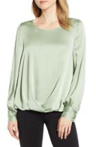 Women's Vince Camuto Puff Sleeve Blouse - Green