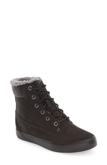 Women's Timberland Flannery Hidden Wedge Boot With Faux Fur Lining