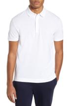 Men's Lacoste Paris Fit Stretch Polo, Size 3(s) - White