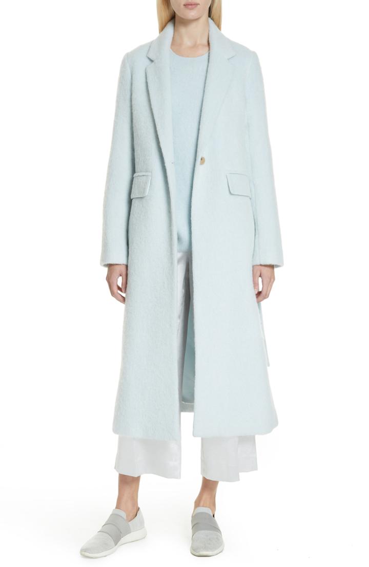 Women's Vince Long Faux Fur Coat - Pink