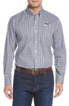 Men's Cutter & Buck Seattle Seahawks - League Fit Sport Shirt, Size Medium - Blue