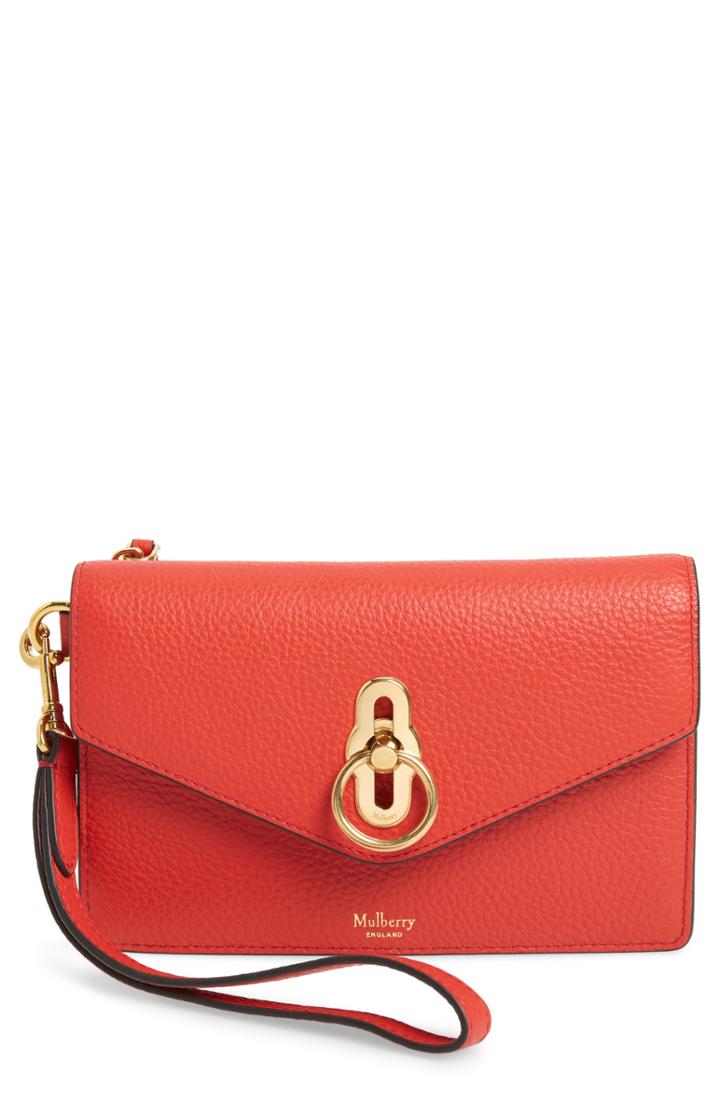 Mulberry Amberley Iphone Leather Clutch - Black