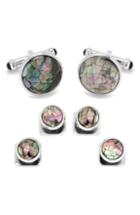 Men's Cufflinks, Inc. Mosaic Smoke Cuff Links