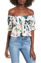 Women's Stone Cold Fox Monte Off The Shoulder Top - White