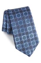Men's Nordstrom Men's Shop Cammillo Geometric Tie, Size - Blue