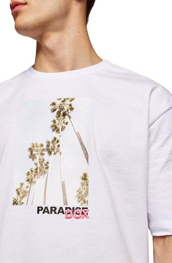Men's Topman Paradox Graphic T-shirt - White