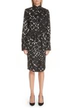 Women's Marc Jacobs Boulder Print Silk Dress - Black