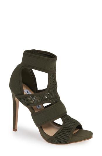 Women's Steve Madden Linked Sandal M - Green