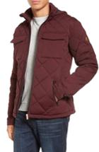 Men's Save The Duck Stretch Quilted Field Jacket - Purple