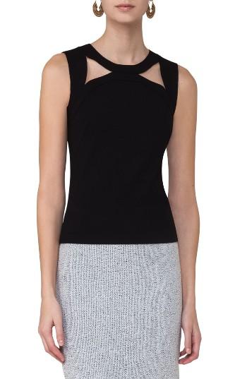 Women's Akris Punto Cutout Neckline Top