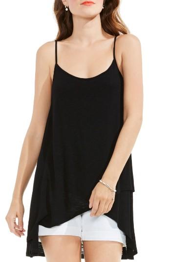 Women's Two By Vince Camuto Faux Wrap High/low Camisole - Black