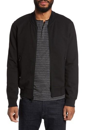 Men's Reigning Champ Varsity Heavyweight Terry Jacket - Black