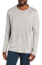Men's Rag & Bone Owen Linen Long Sleeve T-shirt - Grey