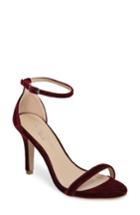Women's Pink Paradox London Mini Ankle Strap Sandal .5 M - Red