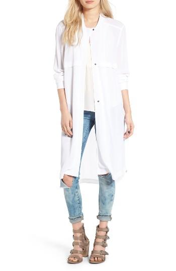Women's Leith Long Sheer Bomber Jacket