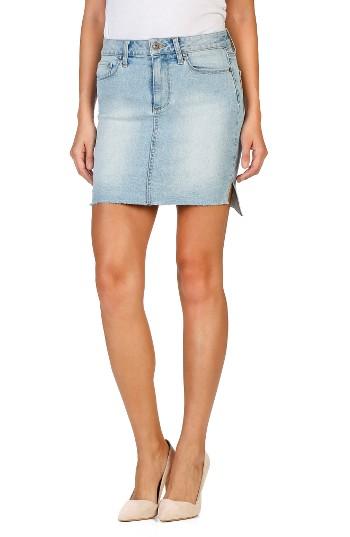 Women's Paige Adrian Step Hem Denim Skirt