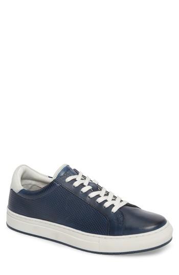 Men's Kenneth Cole New York Don Embossed Lace-up Sneaker M - Blue
