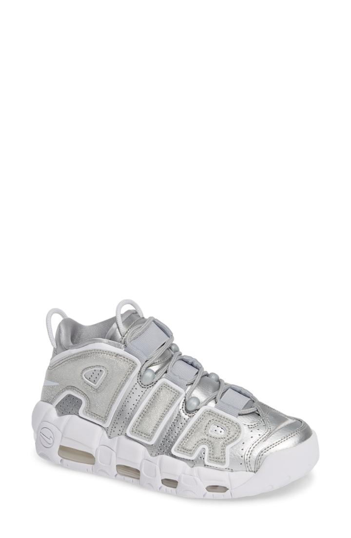 Women's Nike Air More Uptempo Sneaker M - Metallic