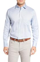Men's Peter Millar Flashback Classic Fit Print Sport Shirt - Blue