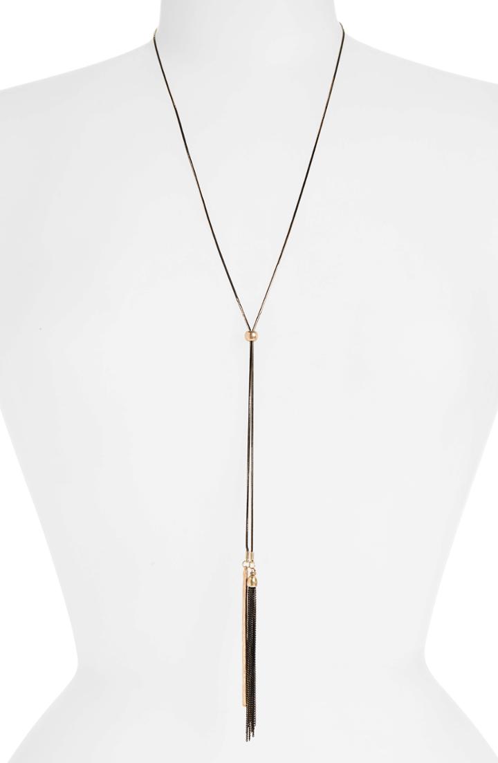 Women's Canvas Jewelry Spray Chain Lariat Necklace