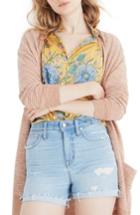 Women's Madewell Summer Ryder Stripe Cardigan, Size - Pink