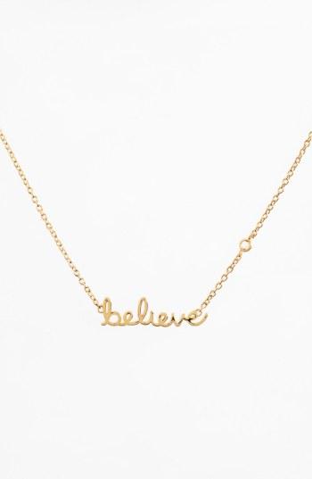 Women's Shy By Sydney Evan 'believe' Necklace