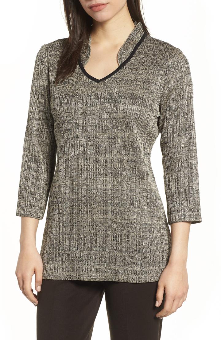 Women's Ming Wang Textured Knit Tunic