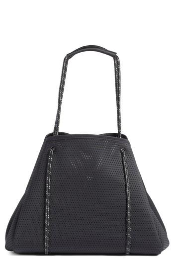 Zella Perforated Tote Bag - Black
