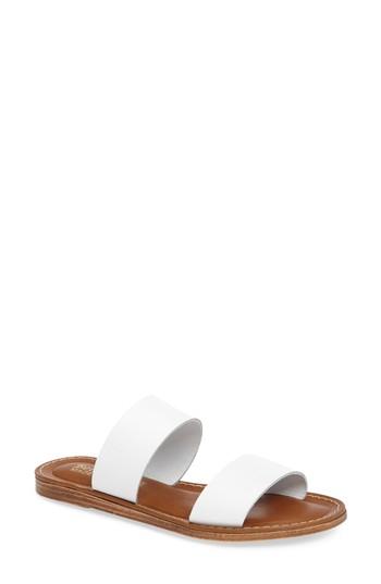 Women's Bella Vita Imo Slide Sandal M - White