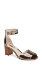 Women's Louise Et Cie Karisa Ankle Cuff Sandal .5 M - Metallic